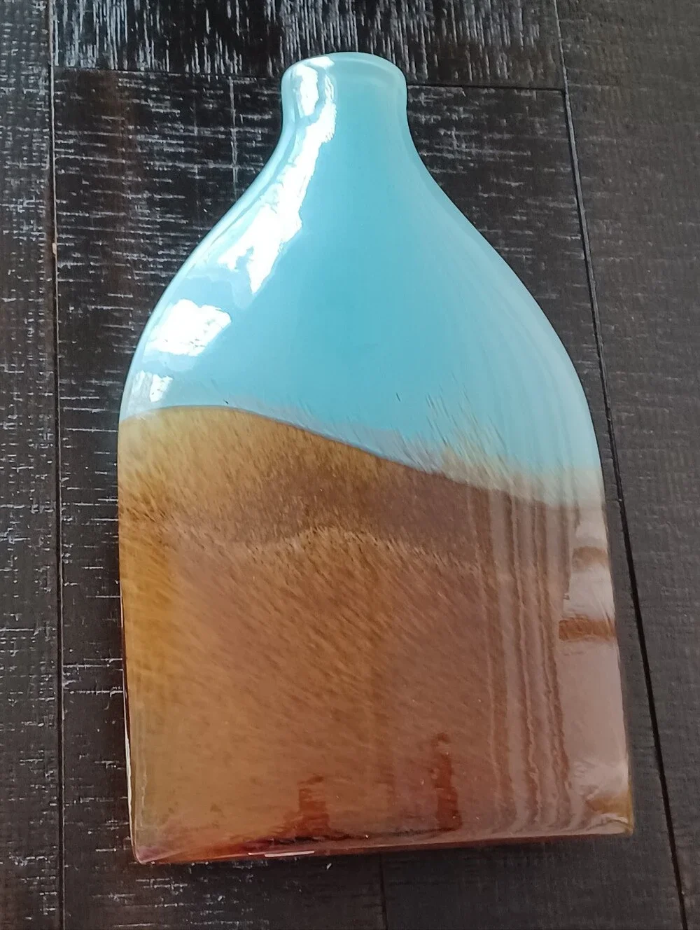 Pier 1 Hand Blown Bottle Glass Vase 🩵💫